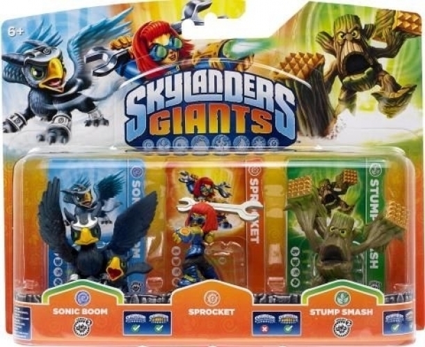 Skylanders Giants 3 Pack (Sonic Boom/Sprocket/Stump Smash)
