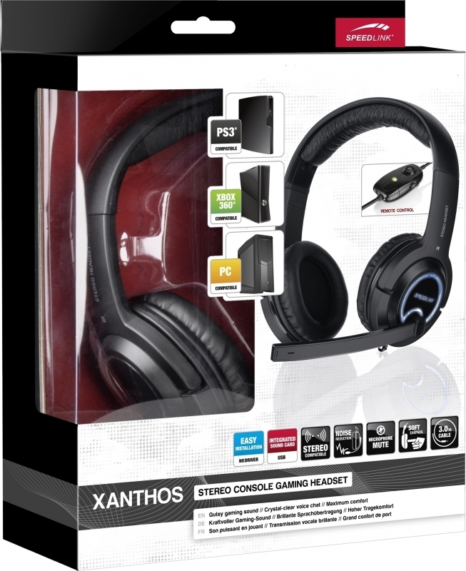 Speedlink Xanthos Stereo Console Gaming Headset (Black)