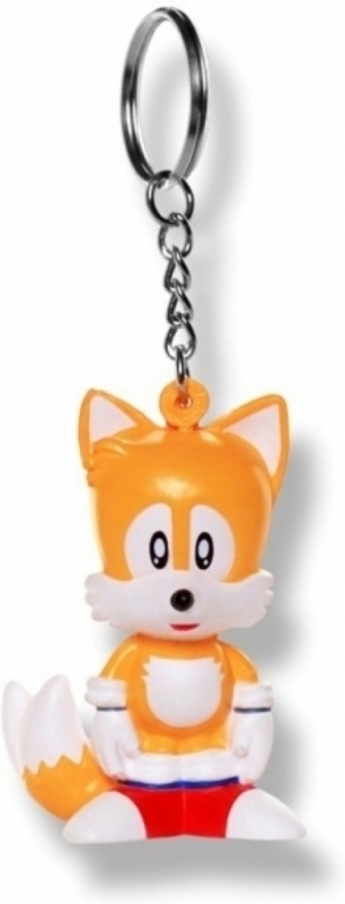 Sonic Squeezable Keychain - Tails