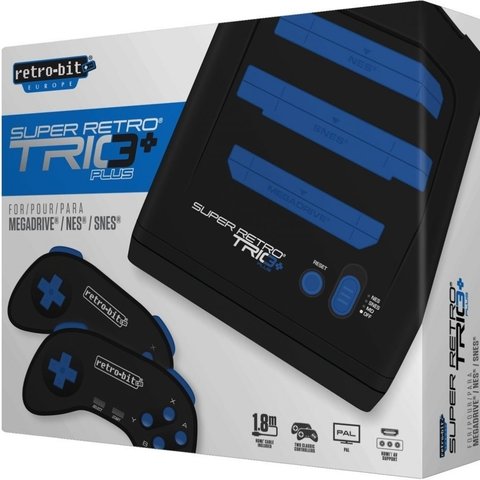 Retro-Bit Super Retro Trio Plus HD 3 in 1 Console
