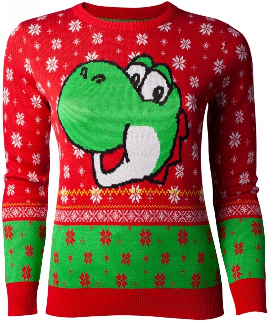 Nintendo - Super Mario Yoshi Knitted Christmas Sweater