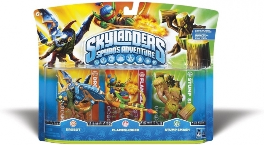 Skylanders 3 Pack (Drobot/Stump Smash/Flameslinger)
