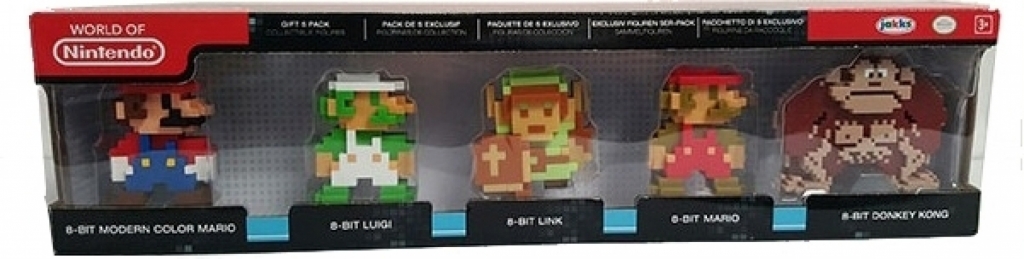 World of Nintendo Mini Figure 5 Pack (8-bit characters)