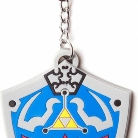Nintendo Rubber Keychain Hyrulian Crest