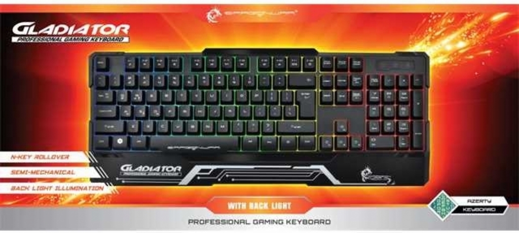 Dragon War Gladiator Professional Gaming Keyboard (azerty)