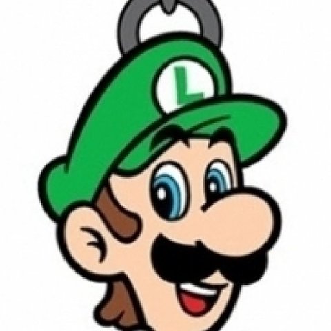 Nintendo Rubber Keychain Luigi