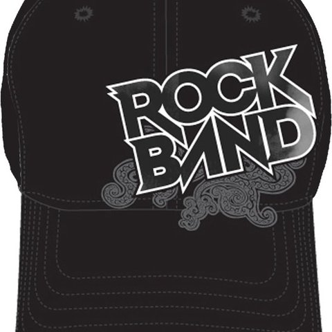 Rock Band Black Flex Cap