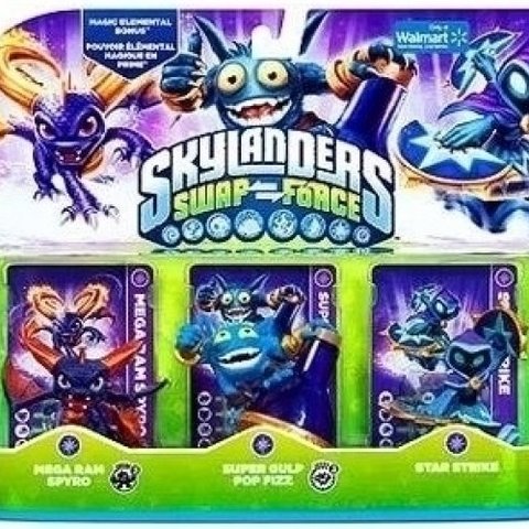 Skylanders Swap Force Triple Pack (Mega Ram Spyro/Super Gulp Pop Fizz/Star Strike)