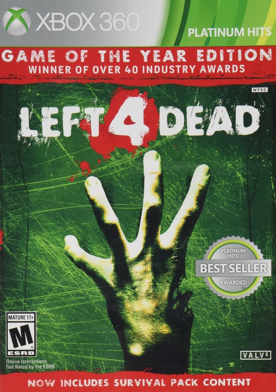 Left 4 Dead Game of the year (platinum hits)