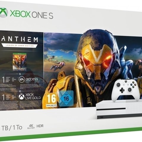 Xbox One S - 1 TB Anthem Bundel