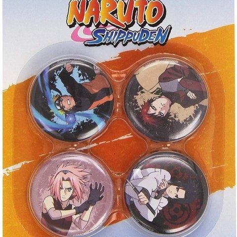 Naruto Shippuden 4 Button Pack