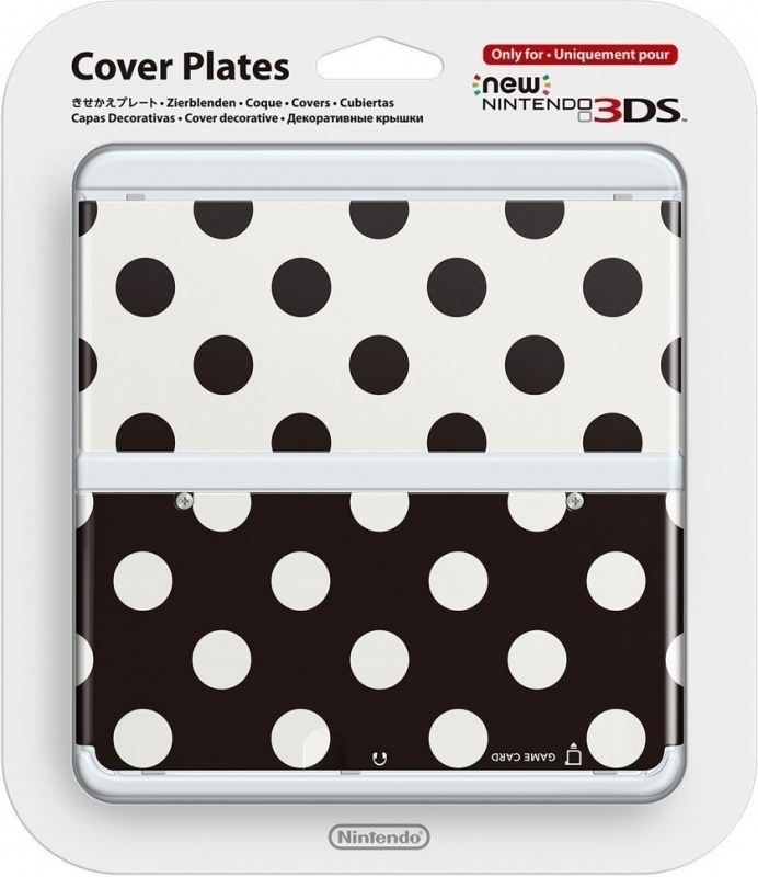 Cover Plate NEW Nintendo 3DS - Polka Dots