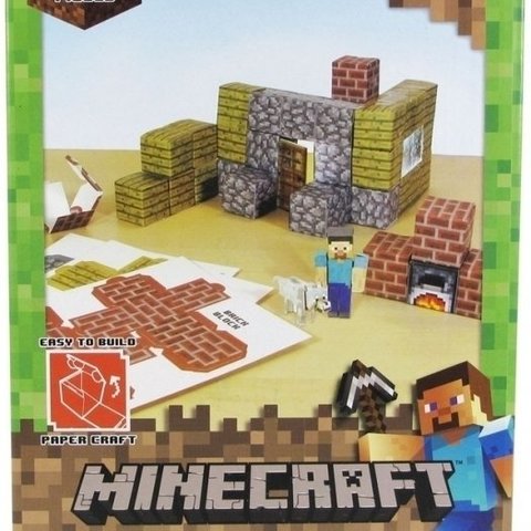 Minecraft Paper Craft Shelter Pack
