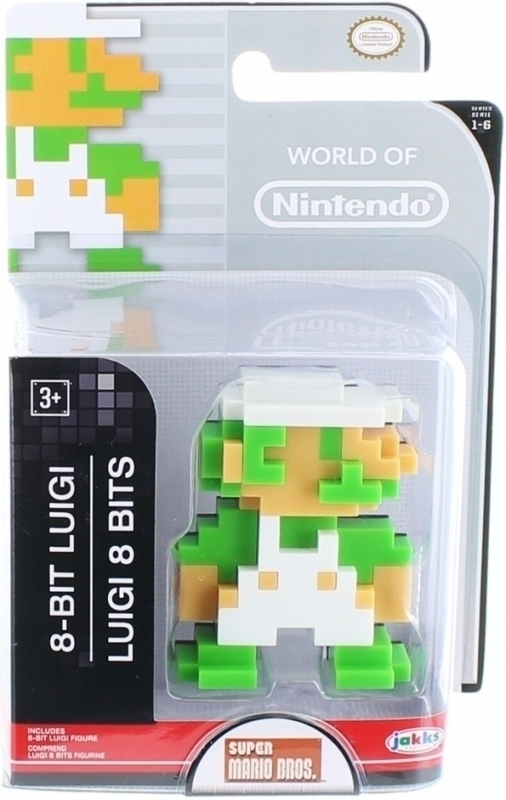 World of Nintendo Mini Figure - 8-Bit Luigi