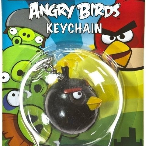 Angry Birds Keychain - Black Bird