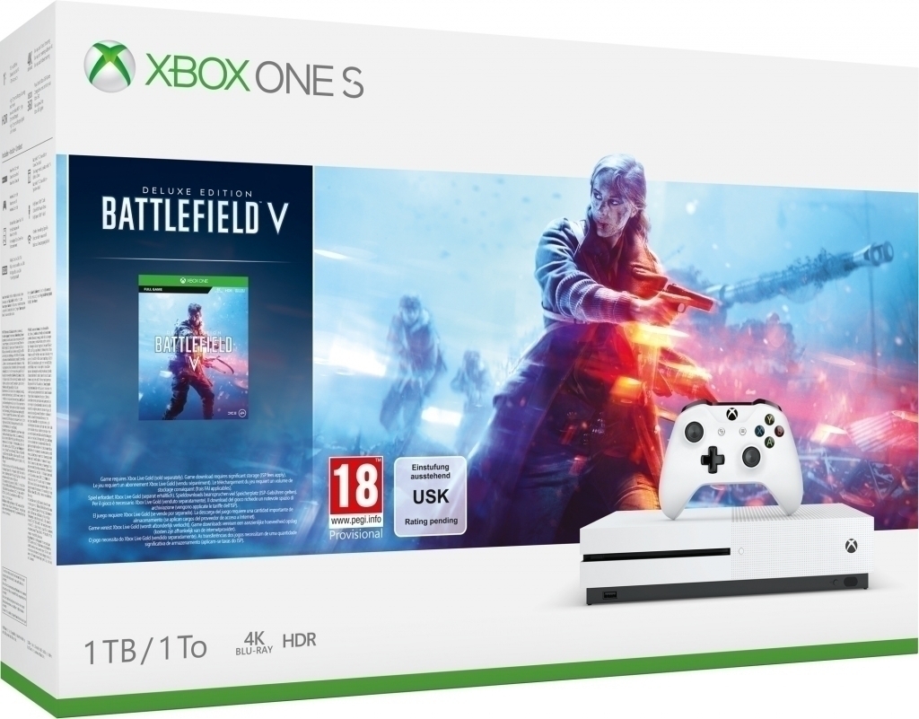 Xbox One S Console 1 TB Battlefield V Bundel