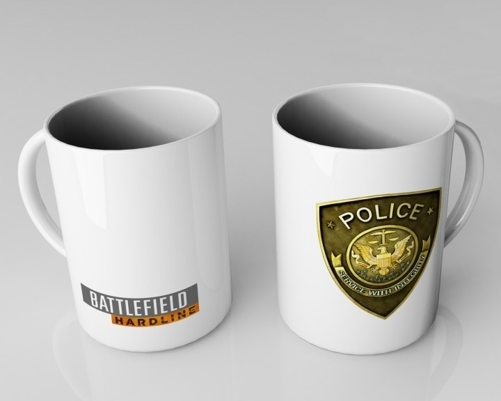 Battlefield Hardline Mug Police