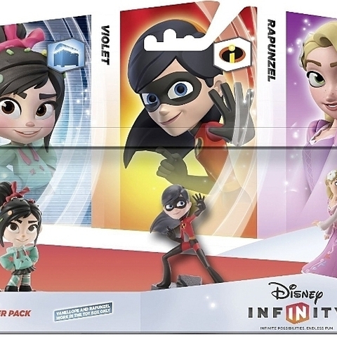 Disney Infinity Triple Pack Girl Power (Vanellope/Violet/Rapunzel)