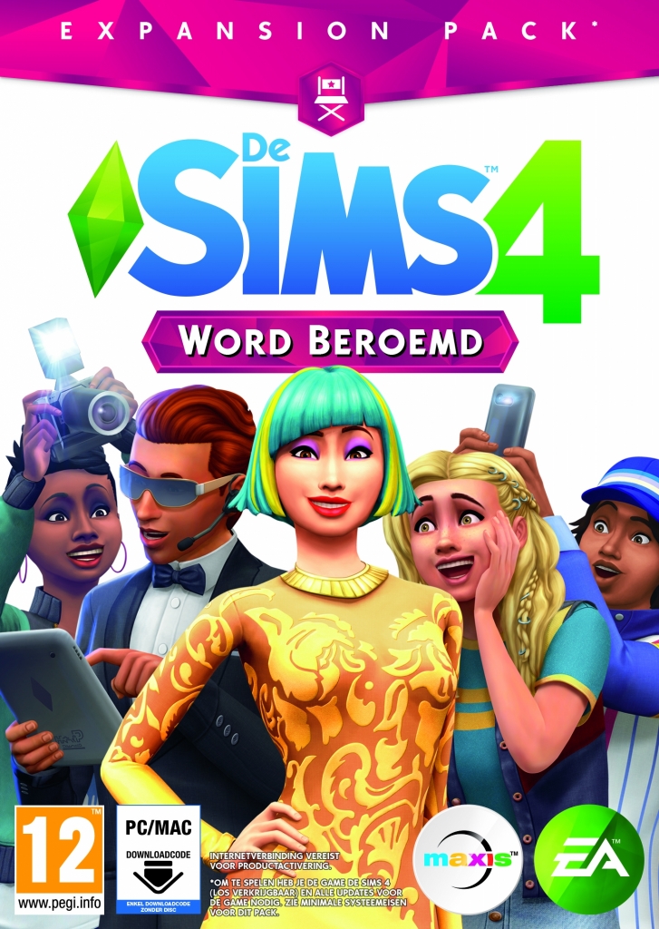 De Sims 4 Word Beroemd (Add-On) (Code in a Box)