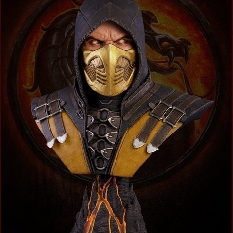 Mortal Kombat X: Scorpion Life-Sized Bust