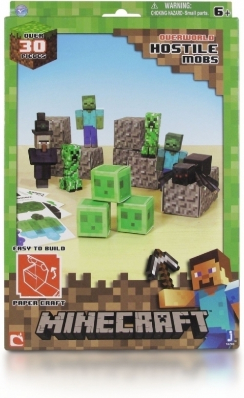 Minecraft Paper Craft Hostile Mobs Pack