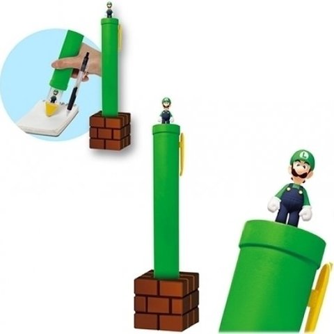 Super Mario Jumbo Ballpoint Pen - Luigi