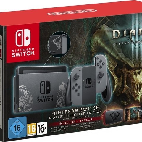 Nintendo Switch Limited Edition Diablo 3 Bundle