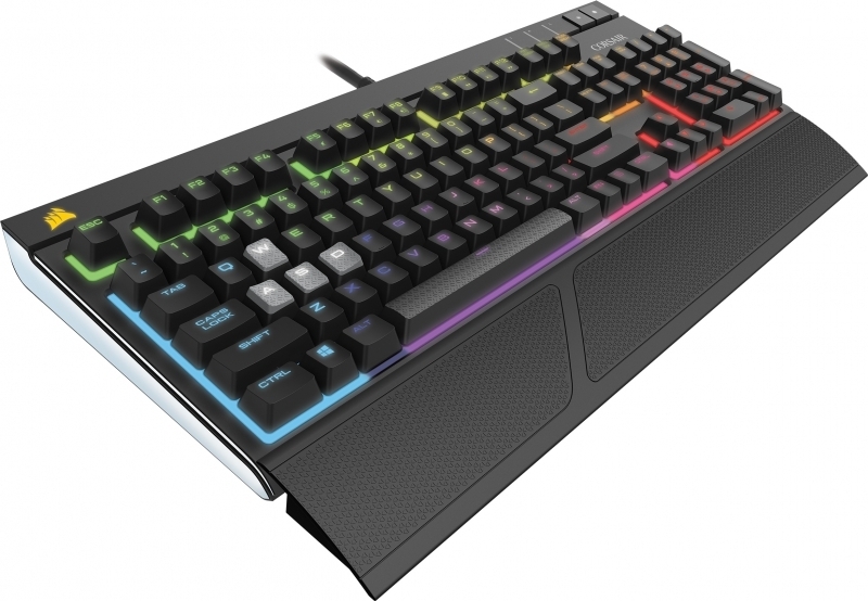 Corsair Gaming - Strafe Mechanical Gaming Keyboard - RGB LED - Cherry MX Red (US Layout)