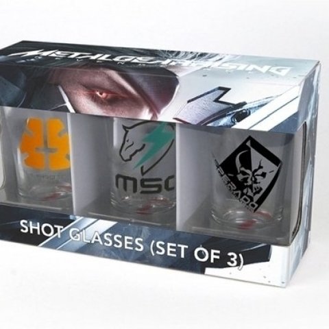 Metal Gear Rising Shotglasses (Set of 3)