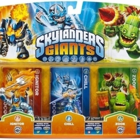 Skylanders Giants 3 Pack (Ignitor/Chill/Zook)