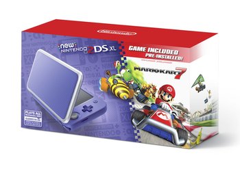 Purple and silver New 2DS XL Mario Kart 7 Bundle launches September 28