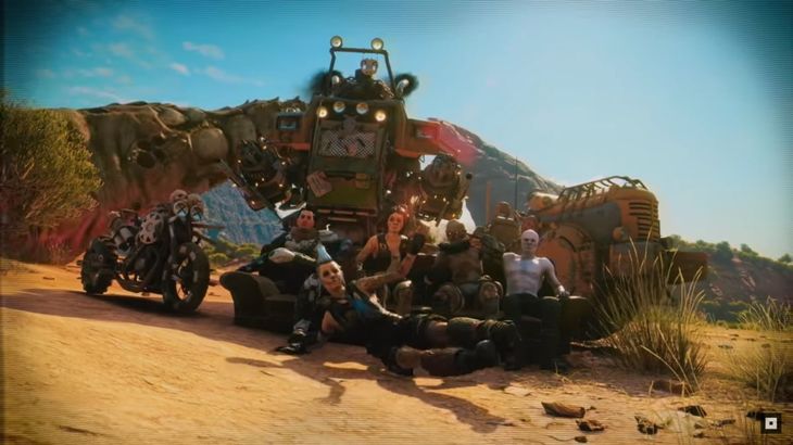Rage 2 E3 trailer teases pilotable mechs and giant sandworms
