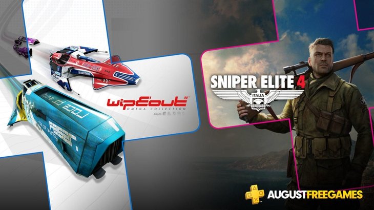 PlayStation Plus Free Games for August: WipEout Omega Collection, Sniper Elite 4