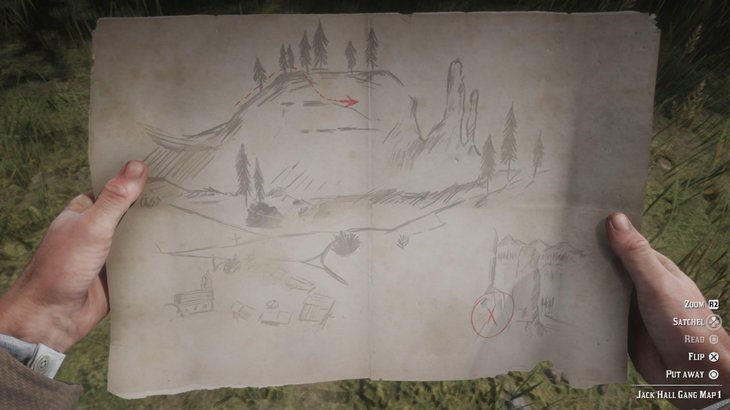 Guide: Red Dead Redemption 2 Jack Hall Gang Treasure Map Locations