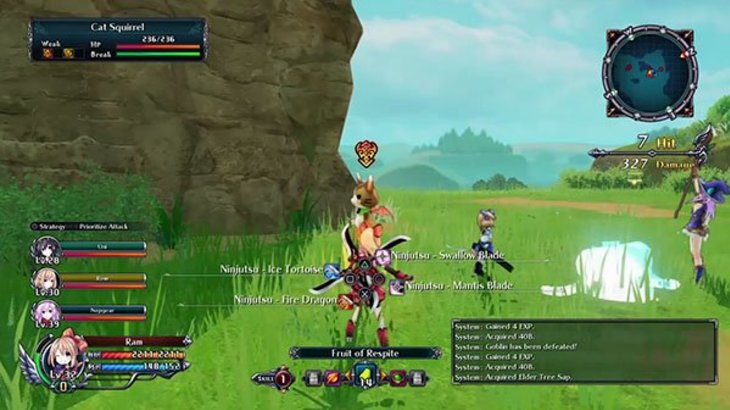 Cyberdimension Neptunia: 4 Goddesses Online third English gameplay video
