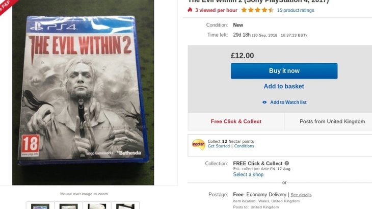 Bethesda defends its legal threat against a man who tried to sell a "new", sealed copy of The Evil Within 2 on Amazon Marketplace