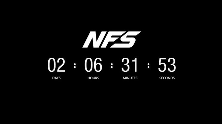 Need for Speed Countdown Teasing Reveal in Two Days