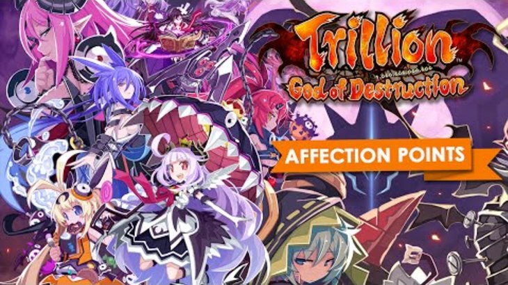 Trillion: God of Destruction Affection Points Overview